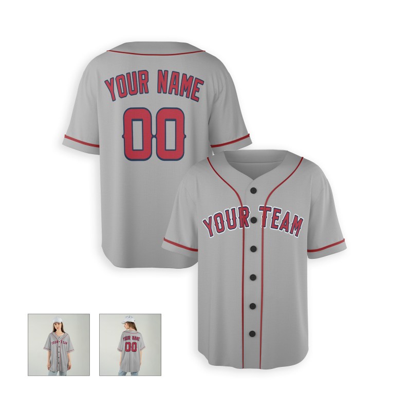 Personalized Los Angeles Angels Baseball Jersey - Gray Road Style, Custom Name & Number-6