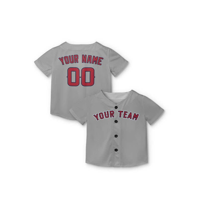 Personalized Los Angeles Angels Baseball Jersey - Gray Road Style, Custom Name & Number-8
