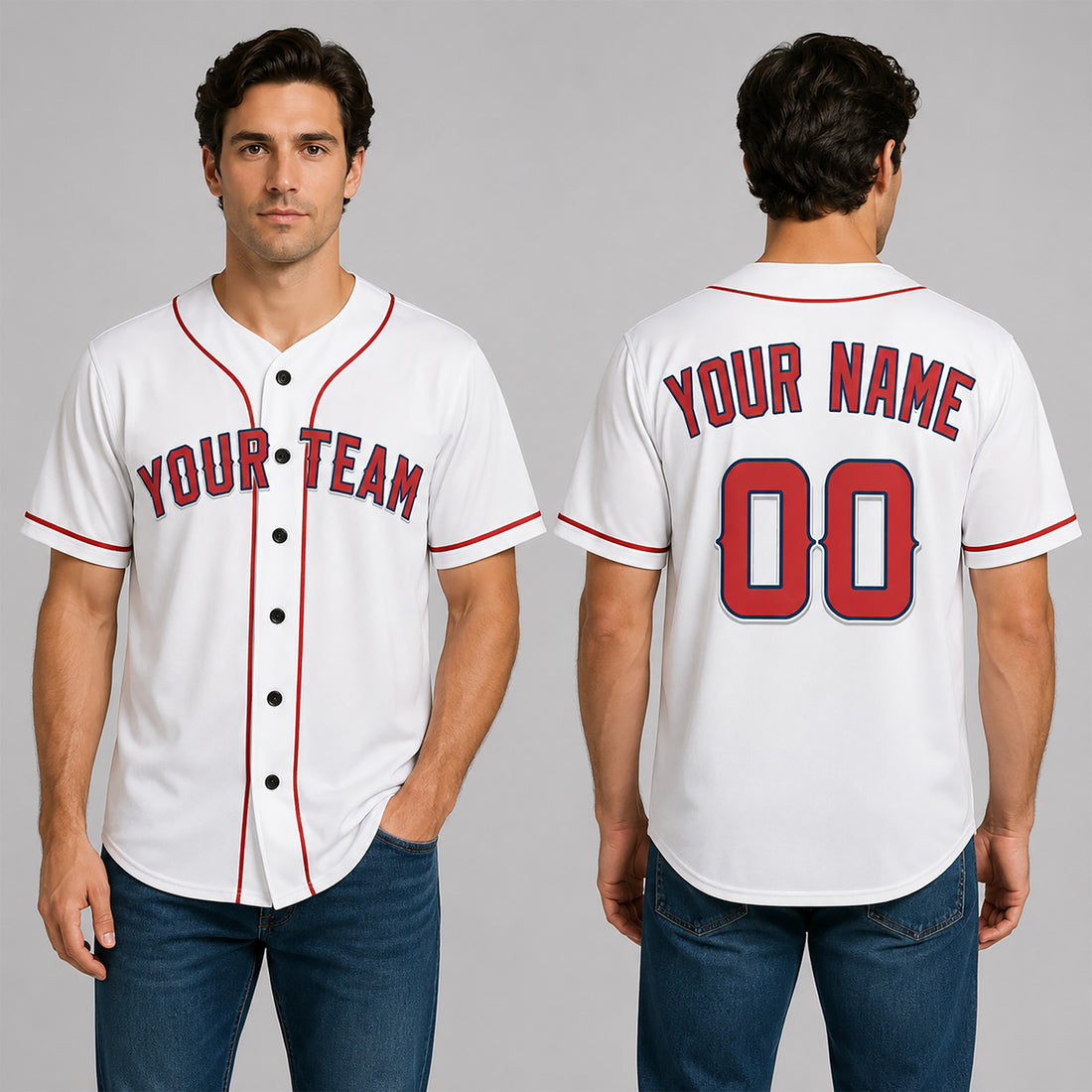 Personalized Los Angeles Angels Baseball Jersey - White Home Style, Custom Name & Number-1