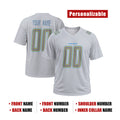 Personalized Los Angeles Chargers Football Jersey – Gray Atmosphere Game Day Style, Custom Name & Number-2