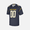 Personalized Los Angeles Chargers Football Jersey - Navy Alternate Style, Custom Name & Number-3