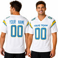 Personalized Los Angeles Chargers Football Jersey - White Fan Style, Custom Name & Number-1