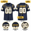 Personalized Los Angeles Chargers Football Jersey – Navy Alternate Style, Custom Name Patch, Team Name, Number & Logo-2