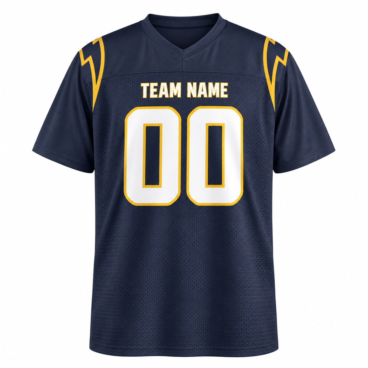 Personalized Los Angeles Chargers Football Jersey – Navy Alternate Style, Custom Name Patch, Team Name, Number & Logo-3