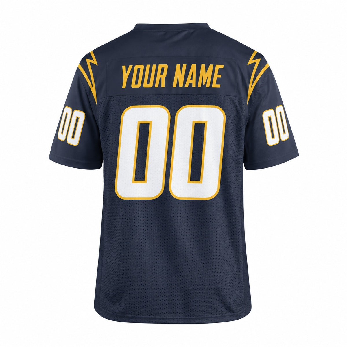 Personalized Los Angeles Chargers Football Jersey – Navy Alternate Style, Custom Name Patch, Team Name, Number & Logo-4
