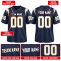Personalized Los Angeles Chargers Football Jersey – Navy Super Chargers Alternate Style, Custom Name Patch, Team Name, Number & Logo-2