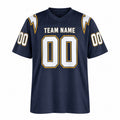 Personalized Los Angeles Chargers Football Jersey – Navy Super Chargers Alternate Style, Custom Name Patch, Team Name, Number & Logo-3