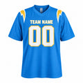 Personalized Los Angeles Chargers Football Jersey – Powder Blue Game Style, Custom Name Patch, Team Name, Number & Logo-3