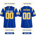 Personalized Los Angeles Chargers Football Jersey – Royal Alternate Style, Custom Name Patch, Team Name, Number & Logo-2