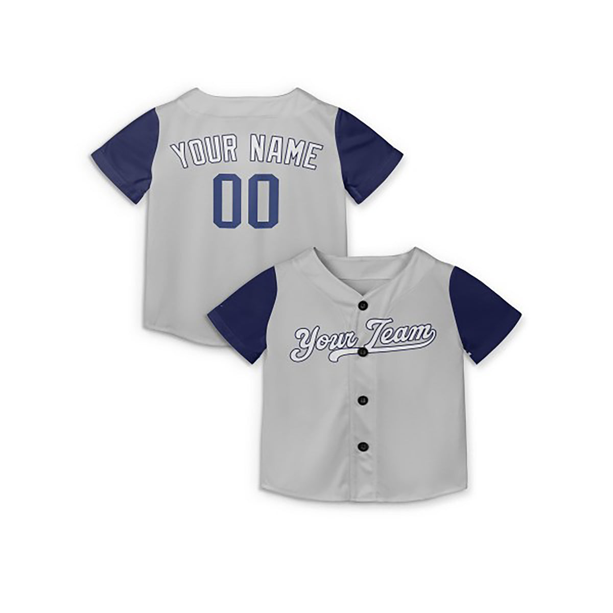 Personalized Los Angeles Dodgers Baseball Jersey - Gray Birdseye Style, Custom Name & Number-6