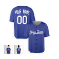 Personalized Los Angeles Dodgers Baseball Jersey - Royal Blue Alternate Style, Custom Name & Number-3