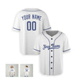 Personalized Los Angeles Dodgers Baseball Jersey - White Home Style, Custom Name & Number-5