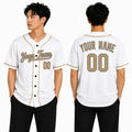 Personalized Los Angeles Dodgers Baseball Jersey - White New Gold Collection Style, Custom Name & Number-1