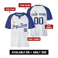 Personalized Los Angeles Dodgers Two-Button Baseball Jersey - Home Style, Custom Name & Number-2