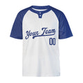 Personalized Los Angeles Dodgers Two-Button Baseball Jersey - Home Style, Custom Name & Number-4