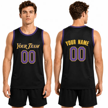 Personalized Los Angeles Lakers Basketball Jersey - Black 2025/26 Swingman City Style, Custom Name & Number-1