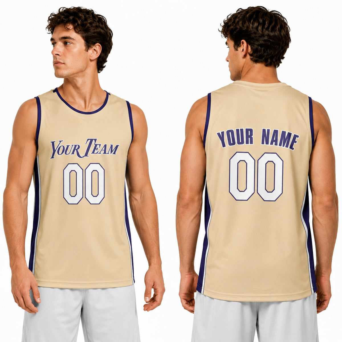 Personalized Los Angeles Lakers Basketball Jersey - Gold 2020 Hall of Fame Hardwood Classics Style, Custom Name & Number-1