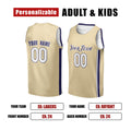 Personalized Los Angeles Lakers Basketball Jersey - Gold 2020 Hall of Fame Hardwood Classics Style, Custom Name & Number-2