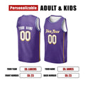 Personalized Los Angeles Lakers Basketball Jersey - Purple Swingman Statement Style, Custom Name & Number-2