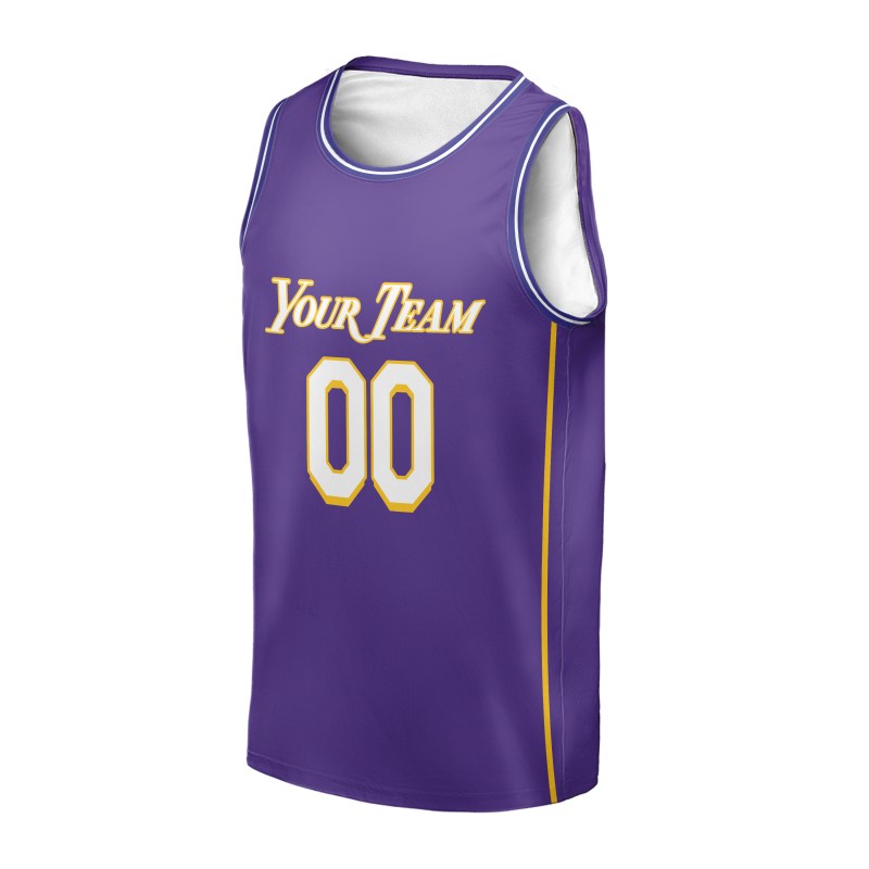 Personalized Los Angeles Lakers Basketball Jersey - Purple Swingman Statement Style, Custom Name & Number-3