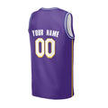 Personalized Los Angeles Lakers Basketball Jersey - Purple Swingman Statement Style, Custom Name & Number-4