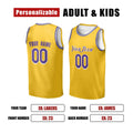 Personalized Los Angeles Lakers Basketball Jersey - Yellow Swingman Icon Style, Custom Name & Number-2