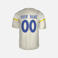 Personalized Los Angeles Rams Football Jersey - Bone Fan Style, Custom Name & Number-4