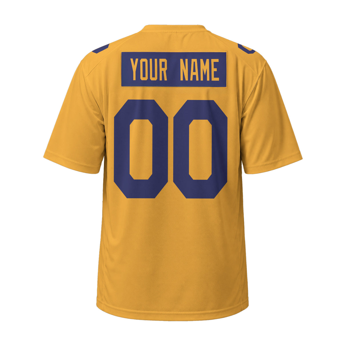Personalized Los Angeles Rams Football Jersey – Gold Fashion Game Day Style, Custom Name & Number-5