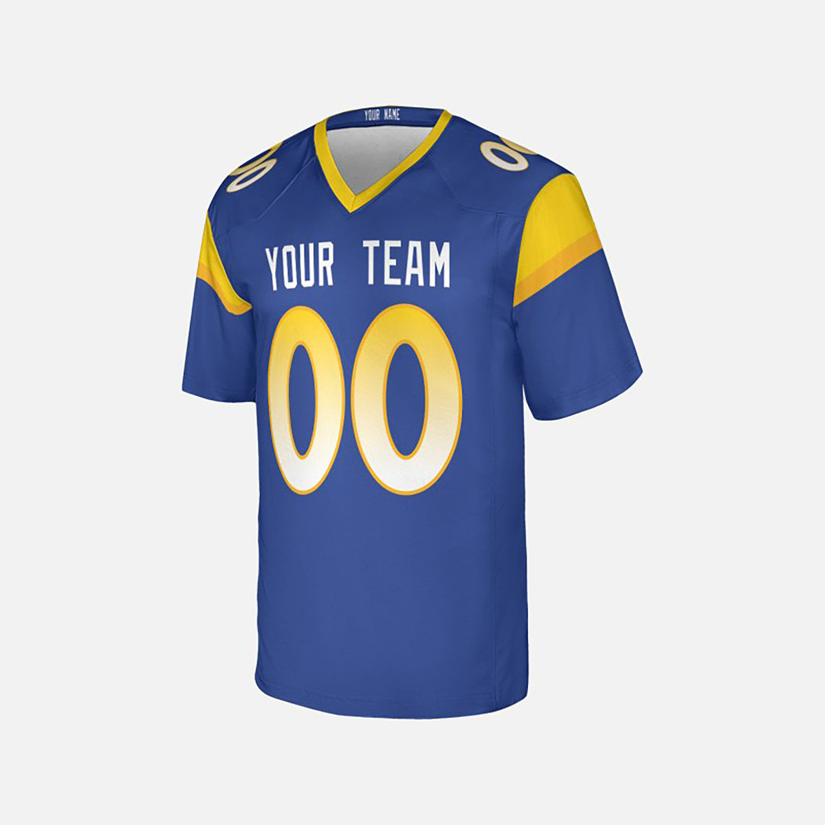 Personalized Los Angeles Rams Football Jersey - Royal Fan Style, Custom Name & Number-3