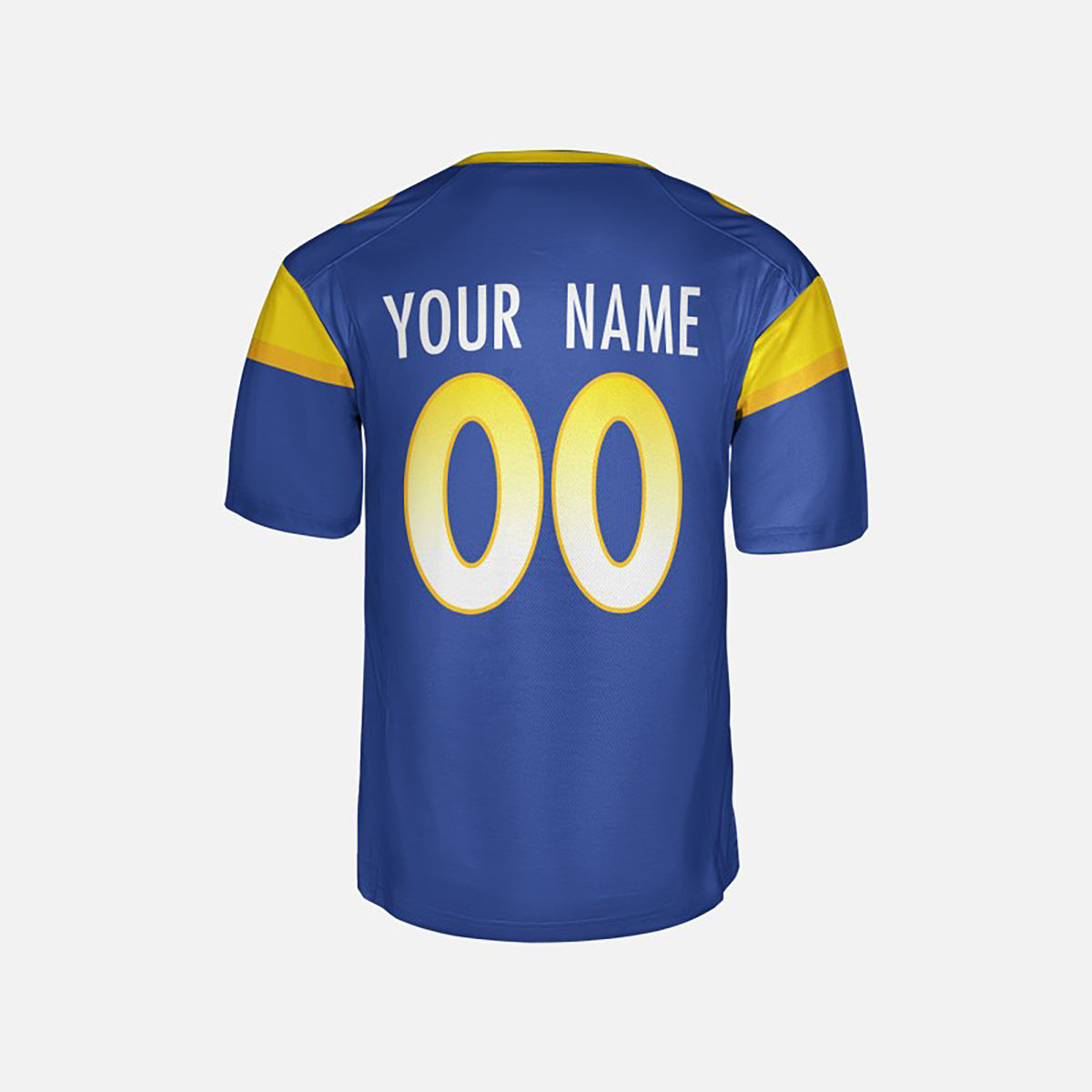 Personalized Los Angeles Rams Football Jersey - Royal Fan Style, Custom Name & Number-4