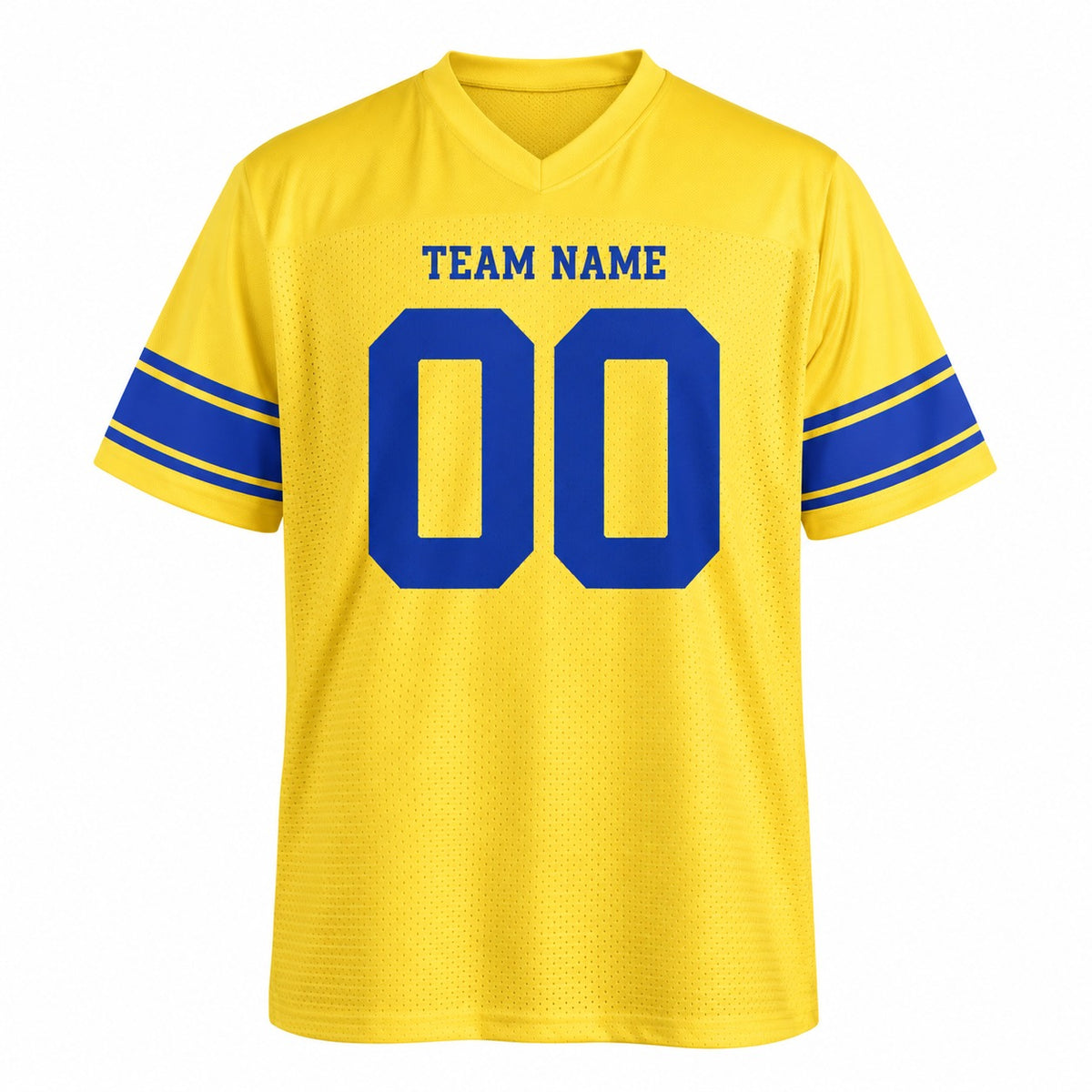 Personalized Los Angeles Rams Football Jersey – Classic Sol Game Style, Custom Name Patch, Team Name, Number & Logo-3