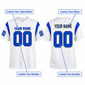 Personalized Los Angeles Rams Football Jersey – Fearsome White Game Style, Custom Name Patch, Team Name, Number & Logo-2