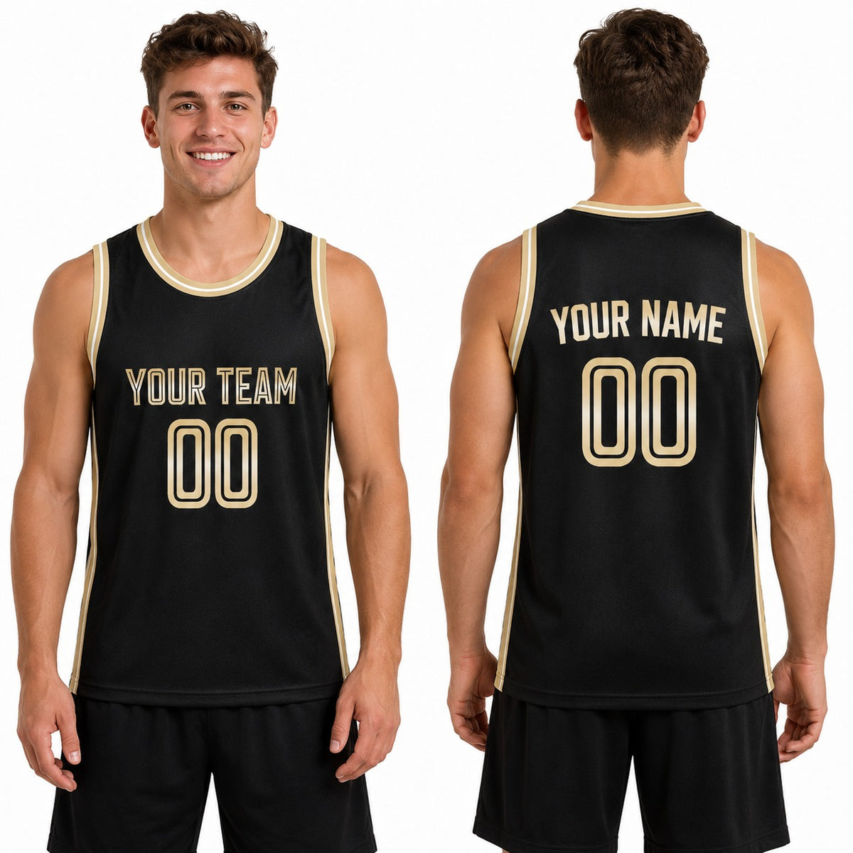 Personalized Memphis Grizzlies Basketball Jersey - Black Select Series Swingman Style, Custom Name & Number-1
