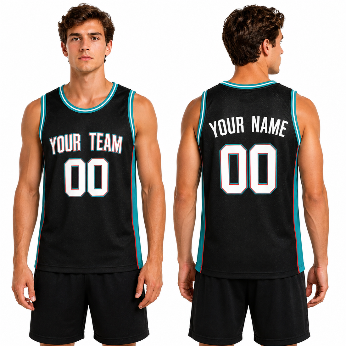 Personalized Memphis Grizzlies Basketball Jersey - Black Swingman Classic Style, Custom Name & Number-1