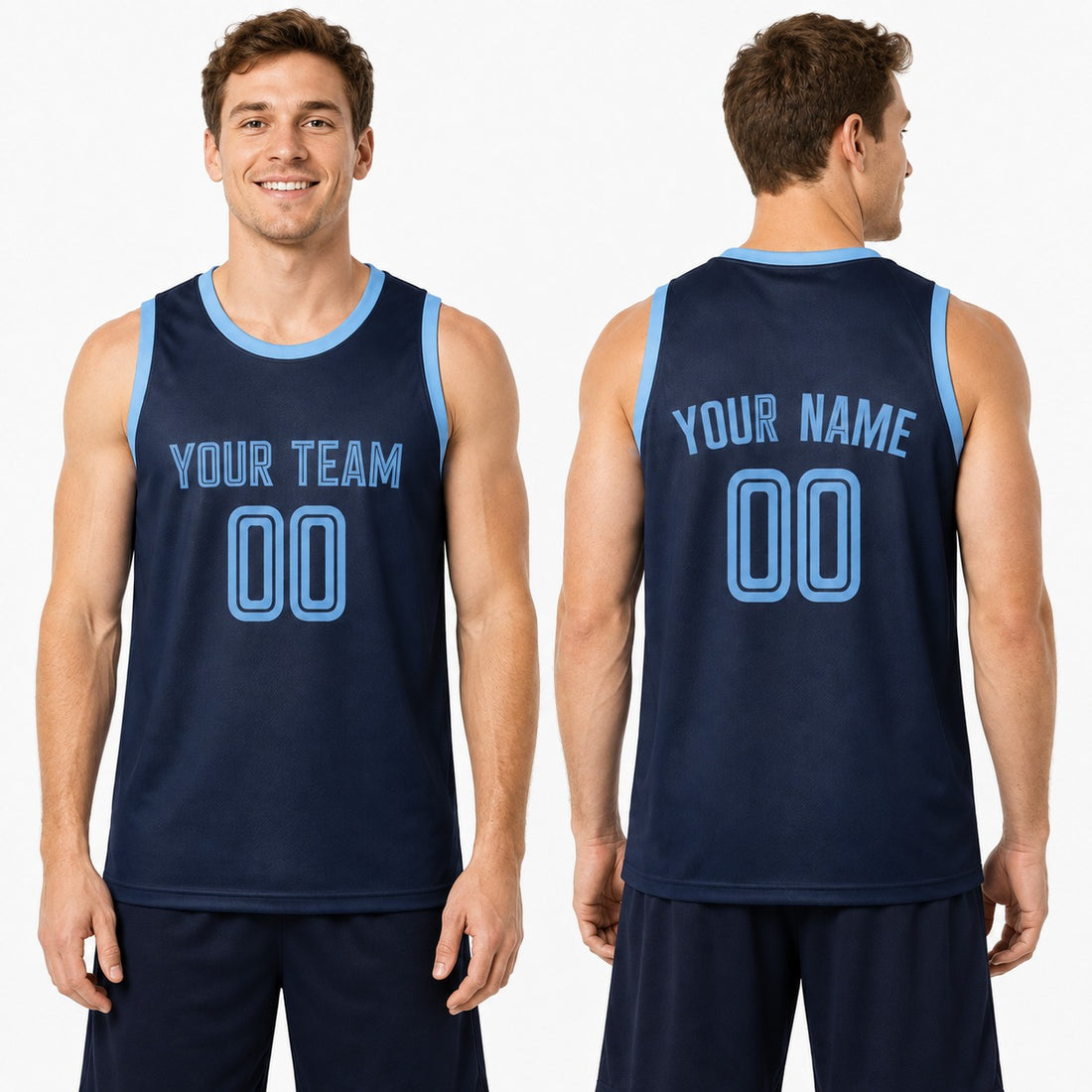 Personalized Memphis Grizzlies Basketball Jersey - Navy Swingman Icon Style, Custom Name & Number-1