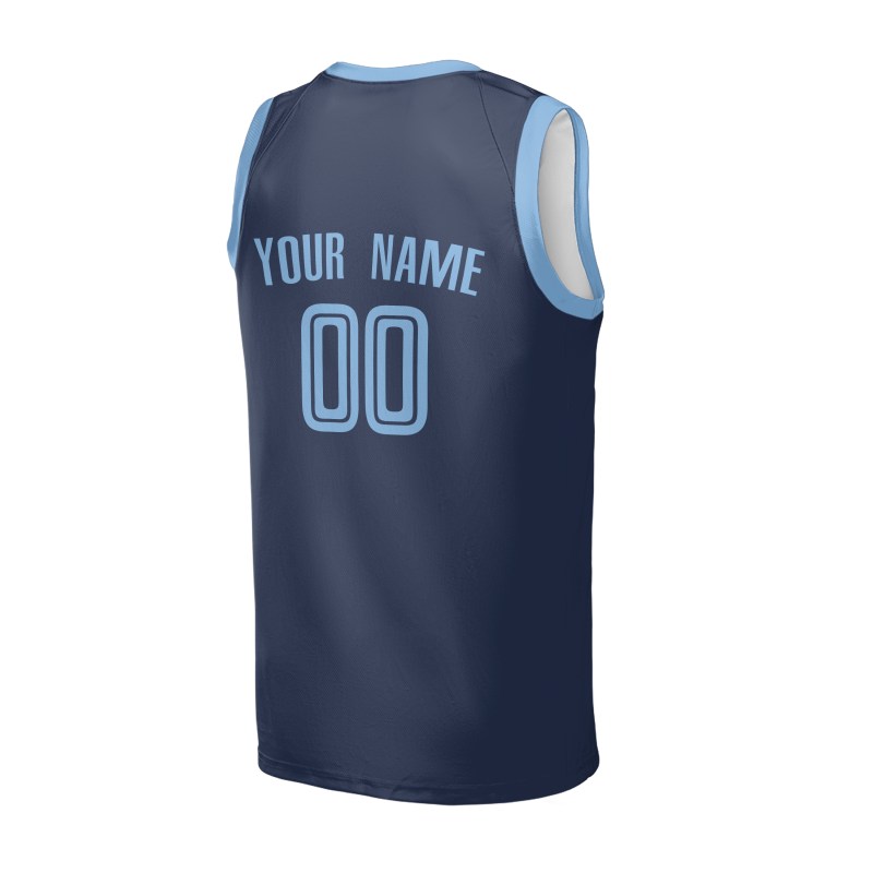 Personalized Memphis Grizzlies Basketball Jersey - Navy Swingman Icon Style, Custom Name & Number-4