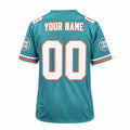 Personalized Miami Dolphins 1994 Football Jersey – Aqua Throwback Style, Custom Name Patch, Team Name, Number & Logo-4