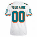 Personalized Miami Dolphins 1995 Football Jersey – White Throwback Pocket Style, Custom Name Patch, Team Name, Number & Logo-4