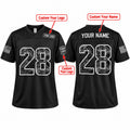 Personalized Miami Dolphins 2026 Salute to Service Football Jersey – Black, Custom Name Patch, Number & Logo-2