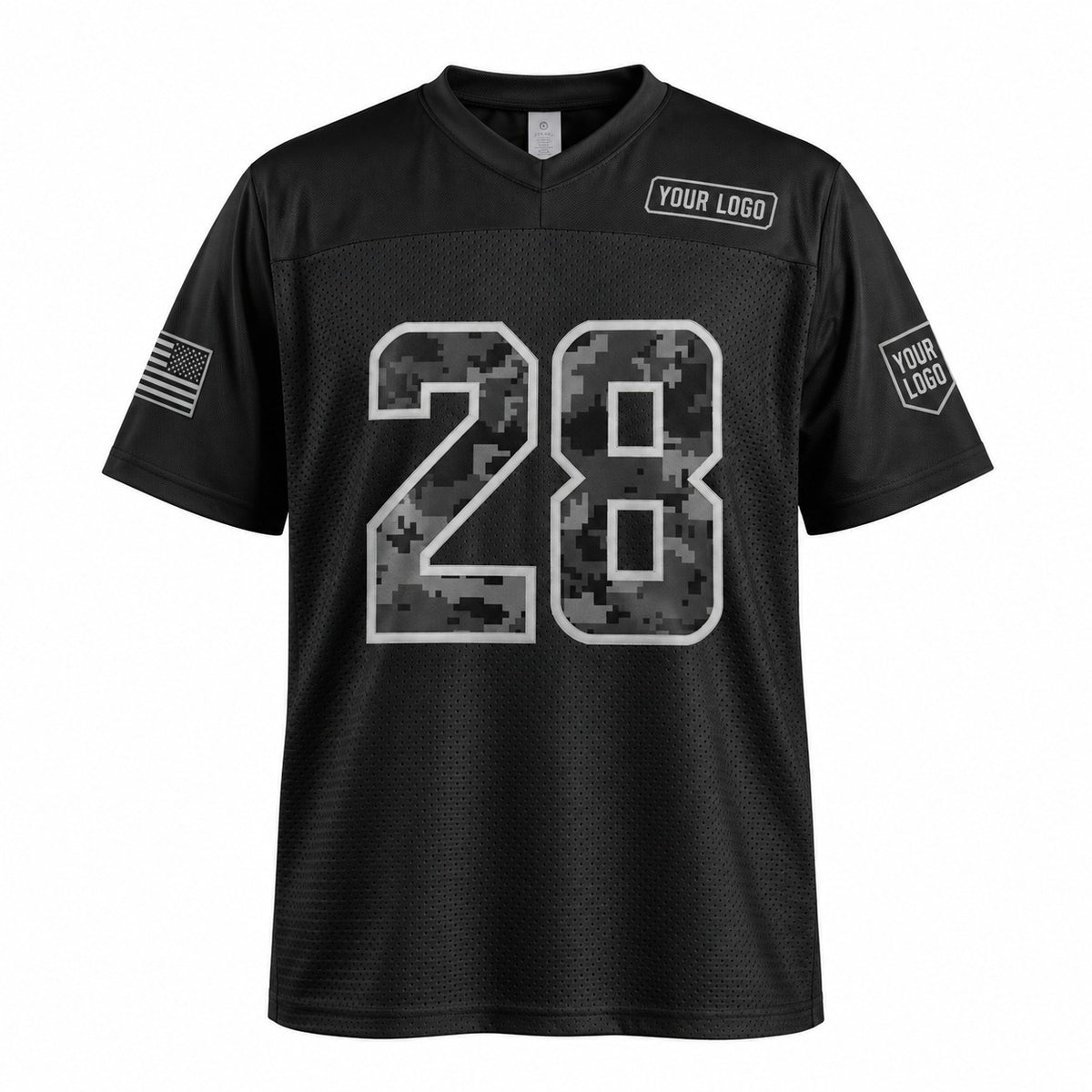 Personalized Miami Dolphins 2026 Salute to Service Football Jersey – Black, Custom Name Patch, Number & Logo-3
