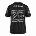 Personalized Miami Dolphins 2026 Salute to Service Football Jersey – Black, Custom Name Patch, Number & Logo-4