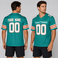 Personalized Miami Dolphins Football Jersey - Aqua Alternate Style, Custom Name & Number-1