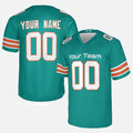 Personalized Miami Dolphins Football Jersey - Aqua Alternate Style, Custom Name & Number-3