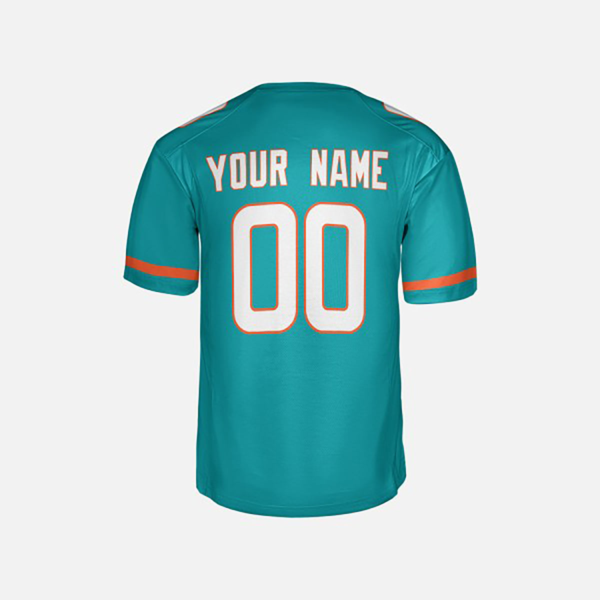 Personalized Miami Dolphins Football Jersey - Aqua Fan Style, Custom Name & Number-4