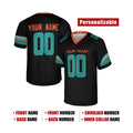 Personalized Miami Dolphins Football Jersey - Black 2025 Rivalries Collection, Custom Name & Number-2