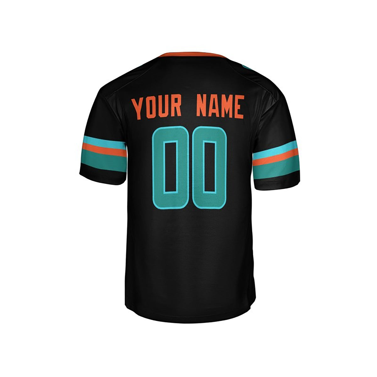 Personalized Miami Dolphins Football Jersey - Black 2025 Rivalries Collection, Custom Name & Number-5