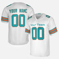 Personalized Miami Dolphins Football Jersey - White Alternate Style, Custom Name & Number-3