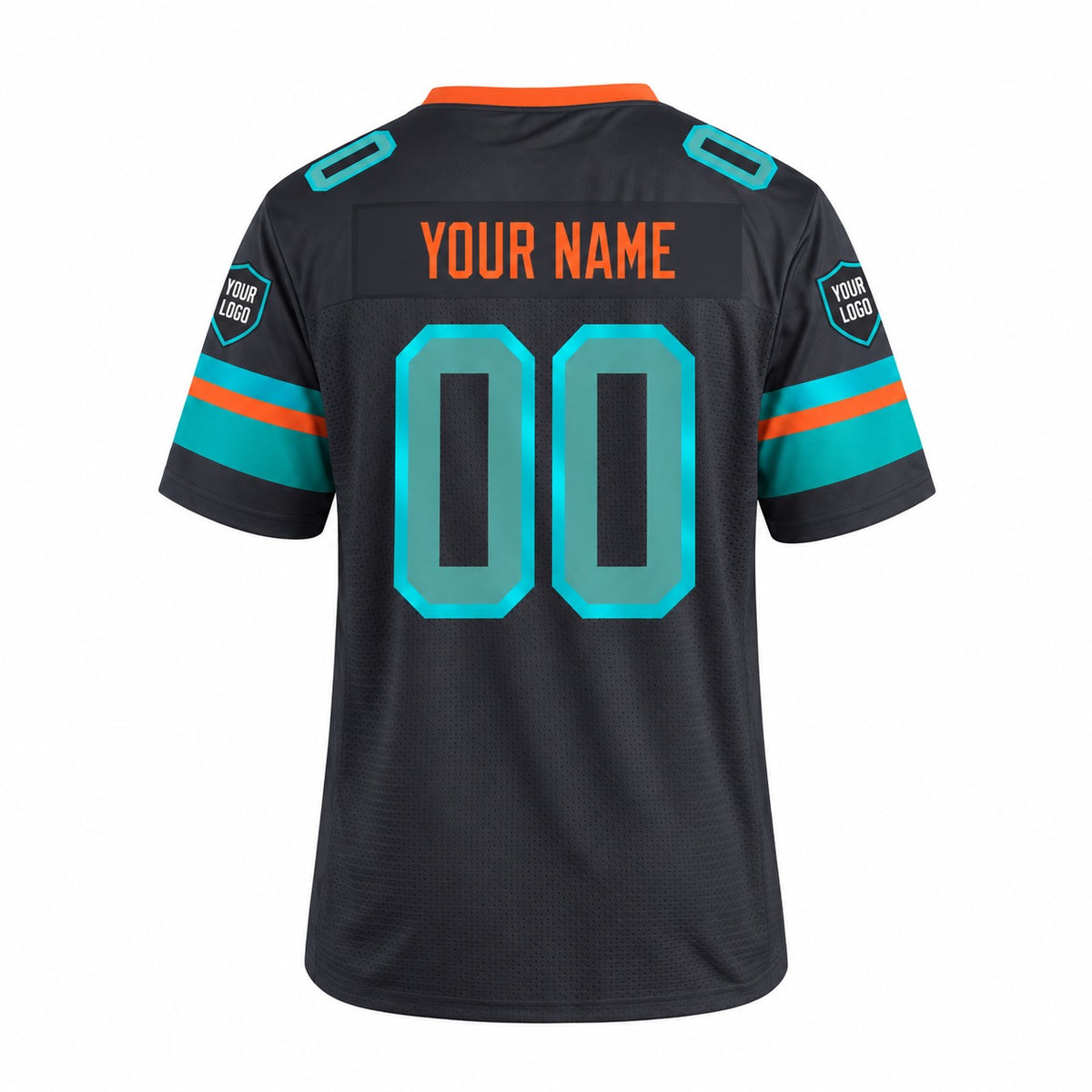 Personalized Miami Dolphins Football Jersey – Navy Rivalries Limited Style, Custom Name Patch, Team Name, Number & Logo-3