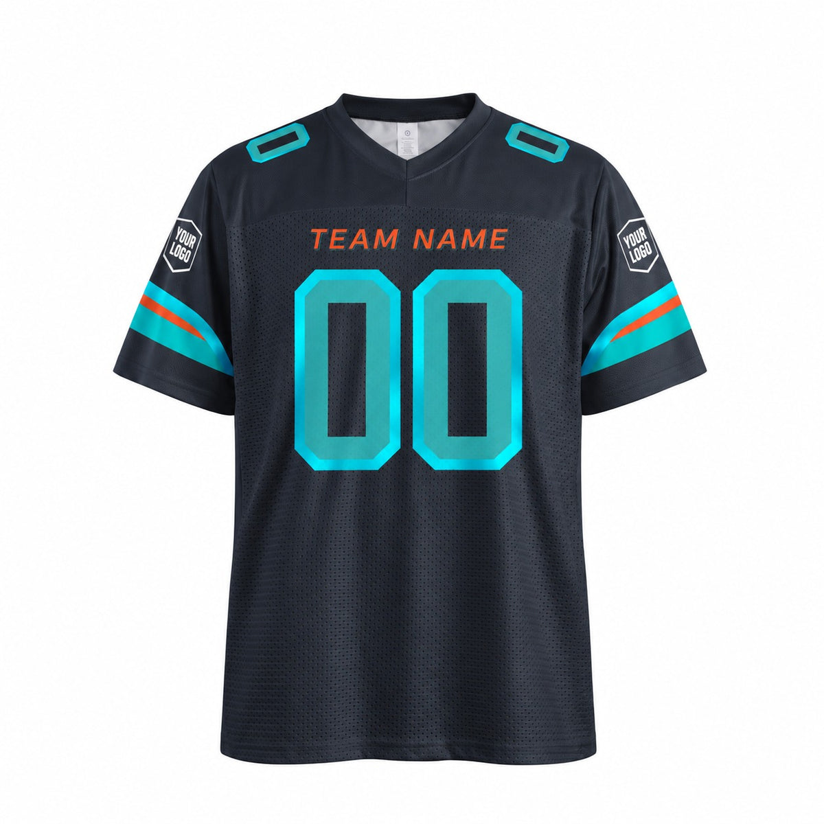 Personalized Miami Dolphins Football Jersey – Navy Rivalries Limited Style, Custom Name Patch, Team Name, Number & Logo-4