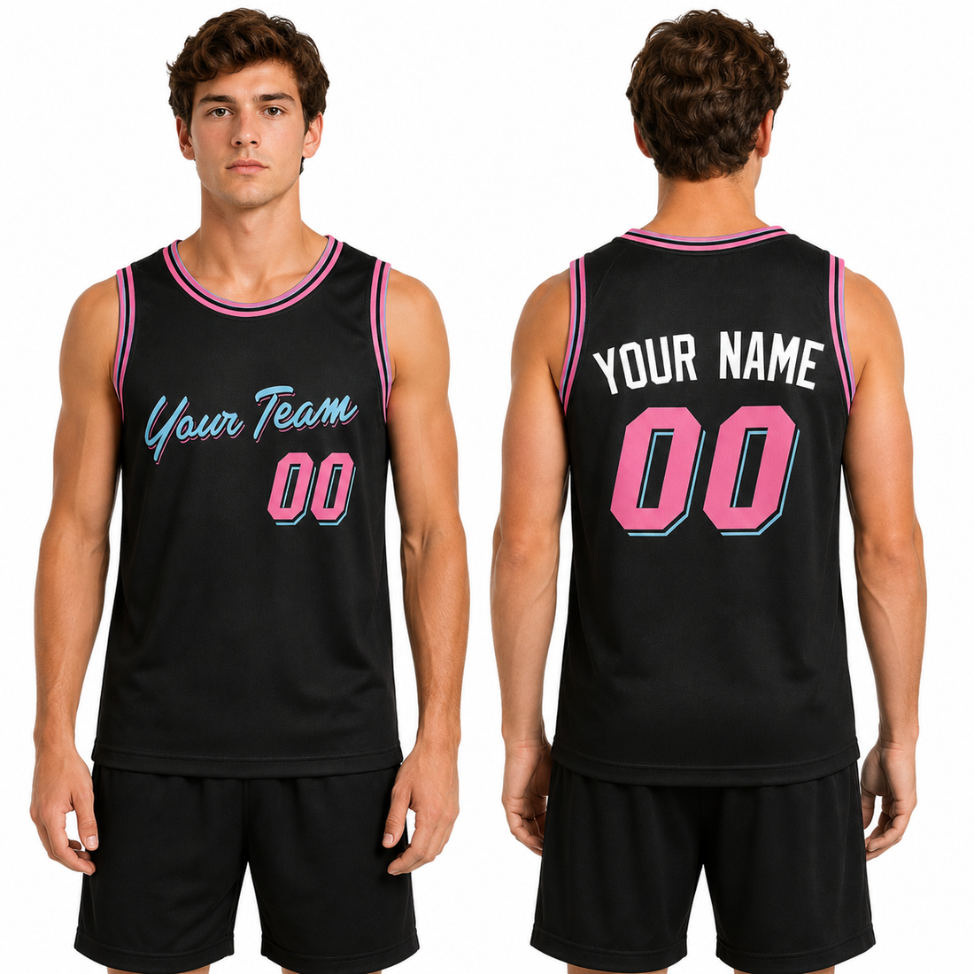 Personalized Miami Heat Basketball Jersey - Black 2025/26 Fast Break City Style, Custom Name & Number-1